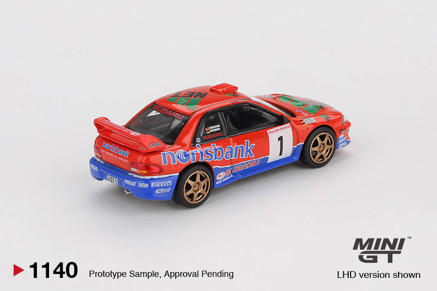 Mini GT 1/64 Subaru Impreza WRC97 #1 1999 DRM Champion MGT01140