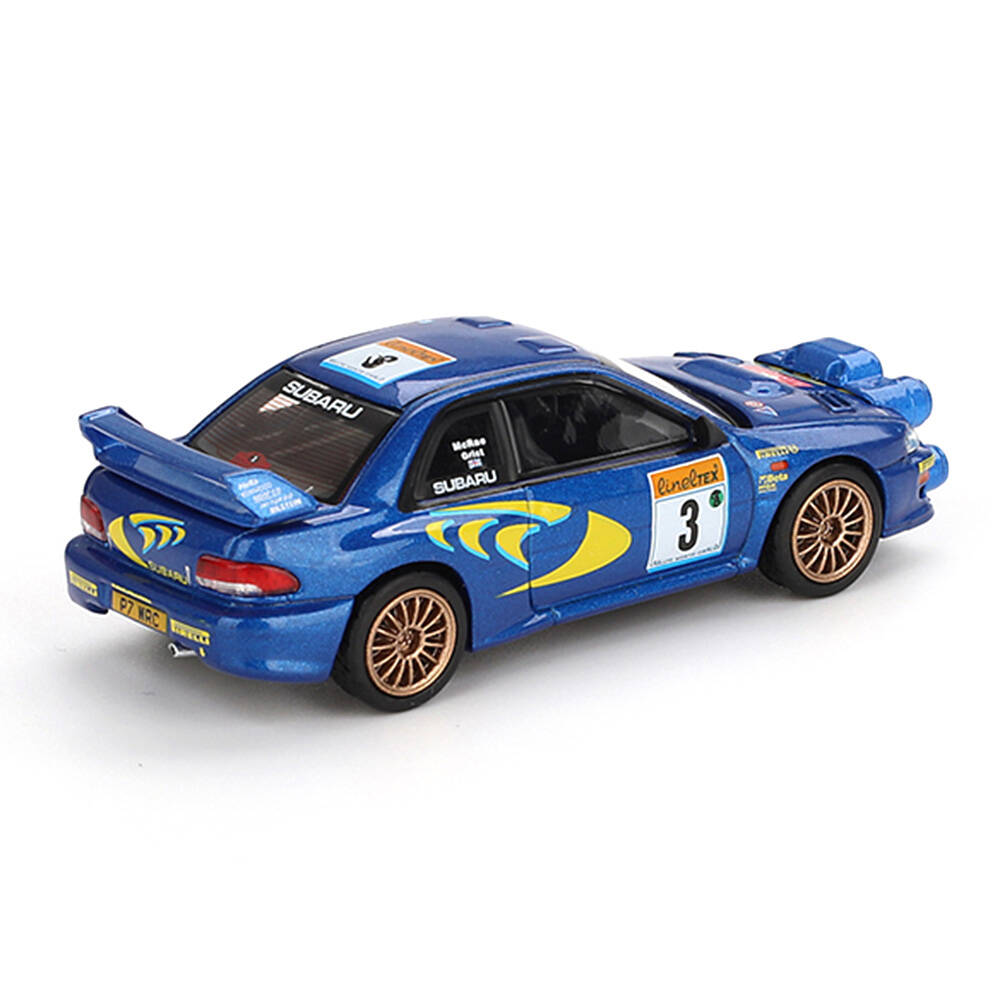 Mini GT 1/64 Subaru Impreza WRC98 1998 Rally Monte-Carlo 3rd Place #3 - Blister Paket MGT00975-BL