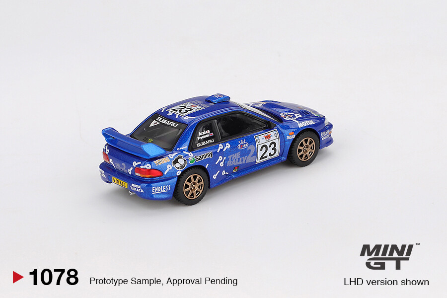 Mini GT 1/64 Subaru Impreza WRC99 #23 2000 Acropolis Rally MGT01078 - Thumbnail