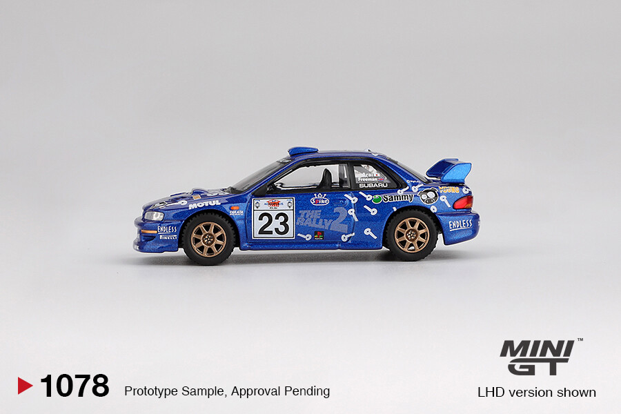 Mini GT 1/64 Subaru Impreza WRC99 #23 2000 Acropolis Rally MGT01078 - Thumbnail
