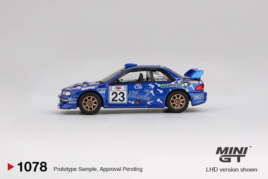 Mini GT 1/64 Subaru Impreza WRC99 #23 2000 Acropolis Rally MGT01078