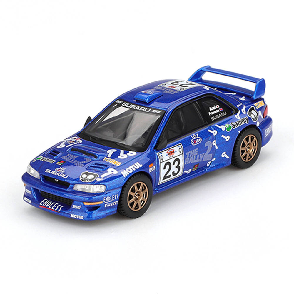 Mini GT 1/64 Subaru Impreza WRC99 2000 Acropolis Rally - Blister Paket MGT01078-BL