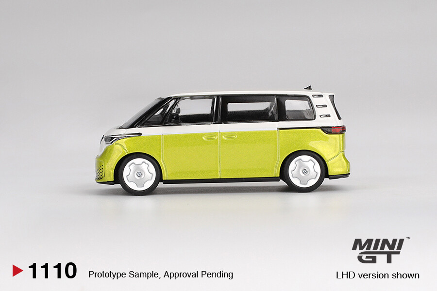 Mini GT 1/64 Volkswagen ID.Buzz Candy White / Pomelo Yellow MGT01110 - Thumbnail
