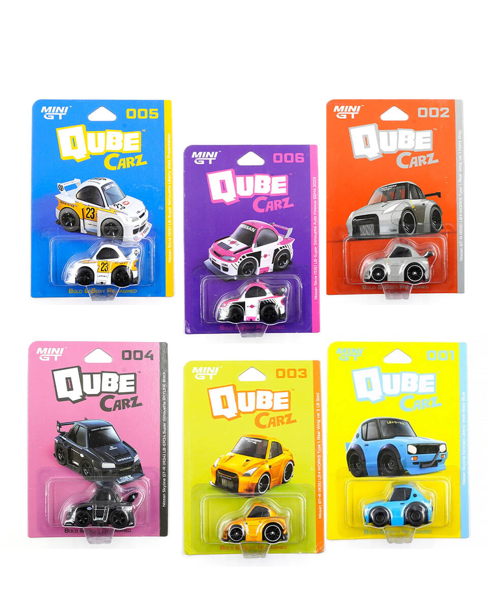 Mini GT Qube Carz 6'Lı Set