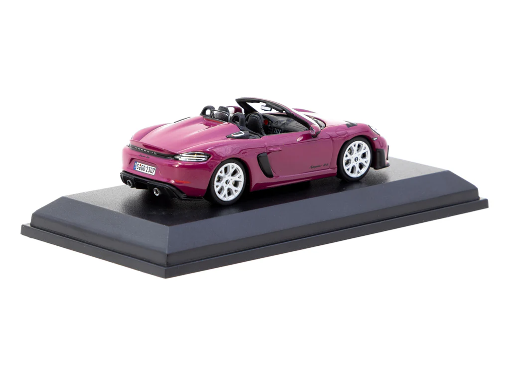 Minichamps X Tarmac Works 1/64 Porsche 718 Spyder RS Ruby Star Neo - COLLAB64 T64MC-008-RS - Thumbnail