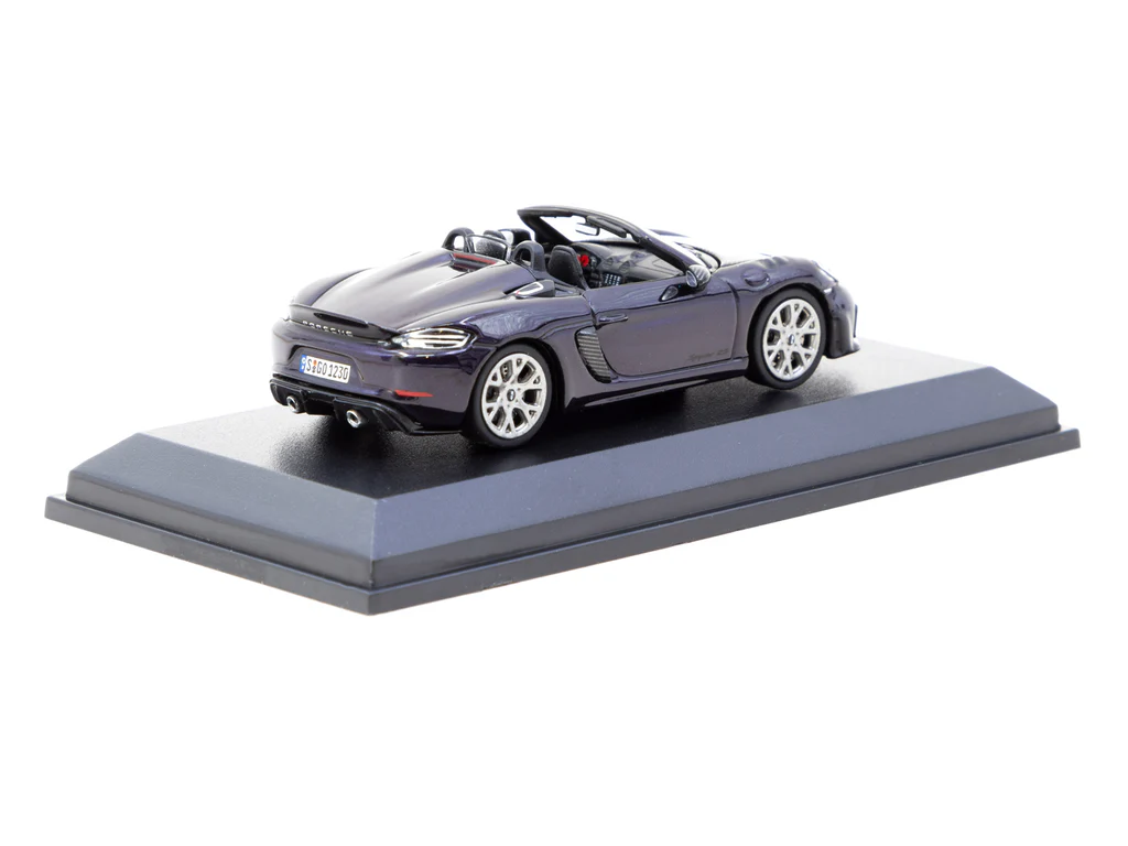 Minichamps X Tarmac Works 1/64 Porsche 718 Spyder RS Viola Metallic - COLLAB64 T64MC-008-VM