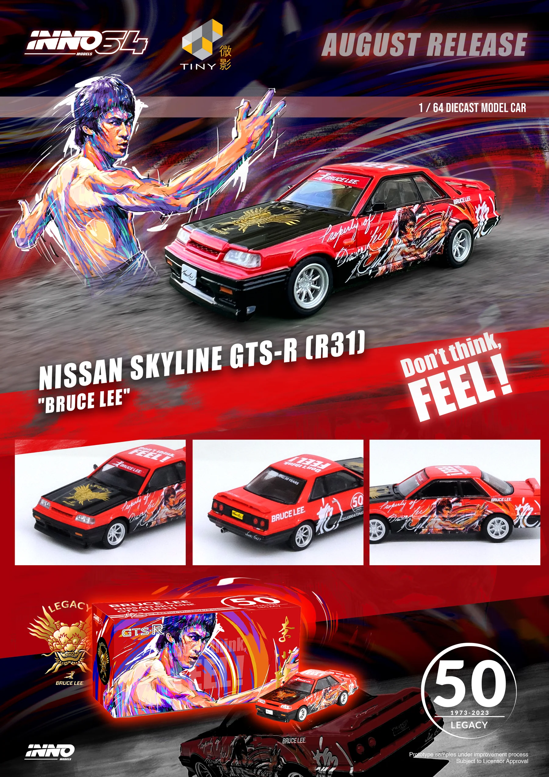 Inno 1/64 NISSAN SKYLINE GTS-R (R31) 