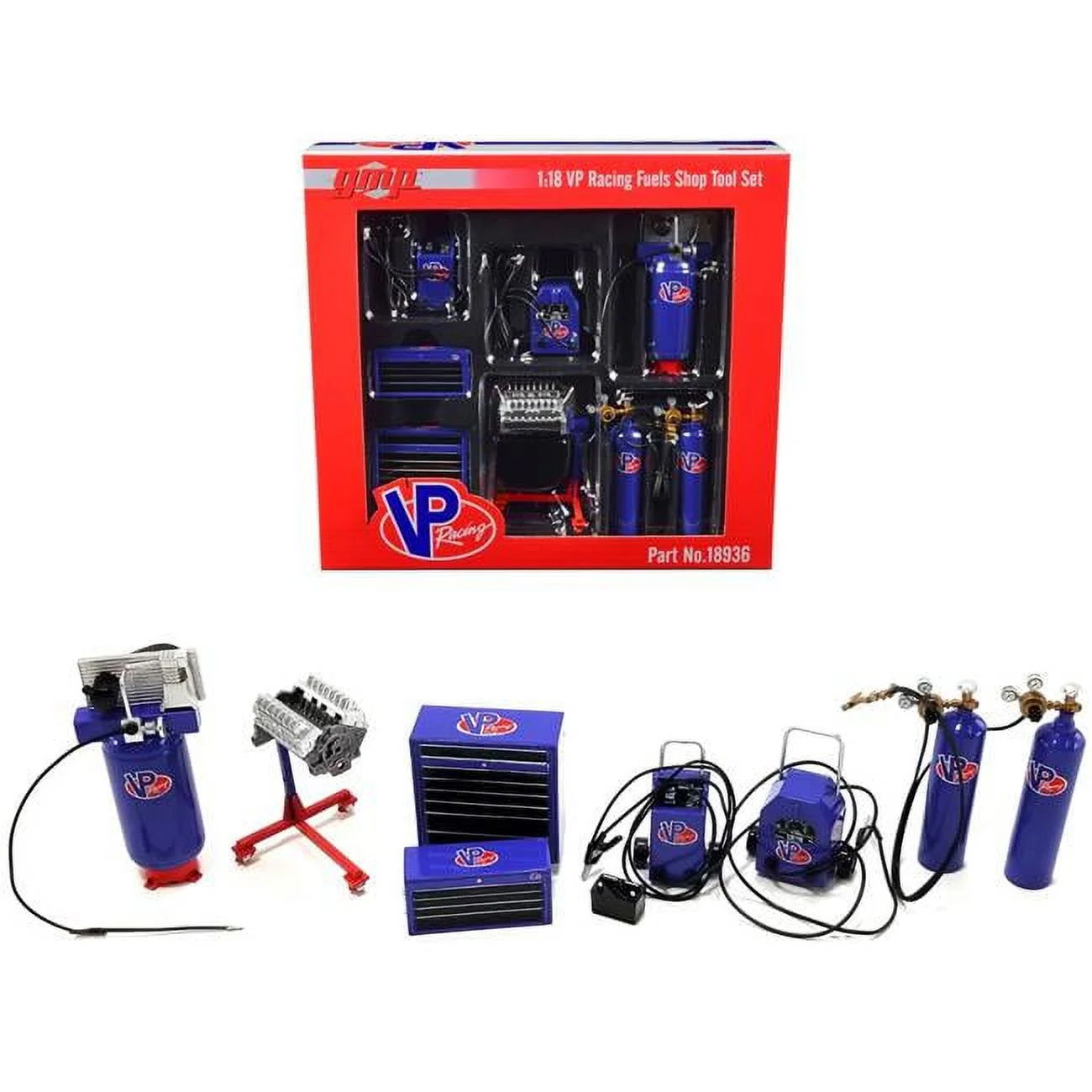 Greenlight 1/18 GMP -Shop Tool Set #1 - VP Racing Fuels GMP-18936