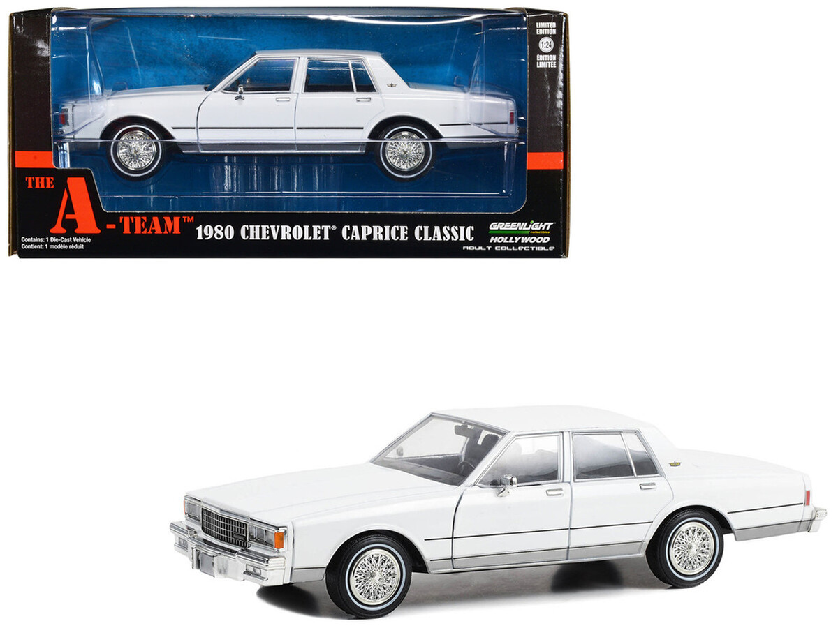 Greenlight 1/24 The A-Team (1983-87 TV Series) - 1980 Chevrolet Caprice Classic 84181 - Thumbnail