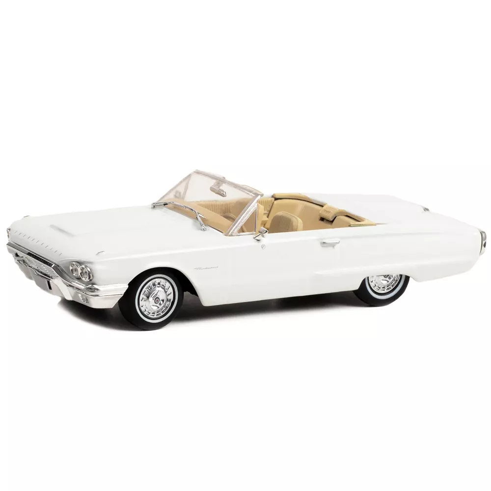 Greenlight 1:43 1964 Ford Thunderbird Convertible - Wimbledon White 86625