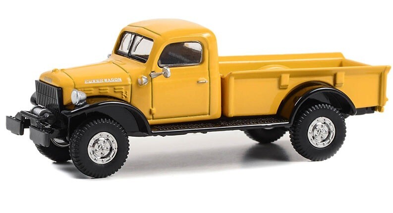 Greenlight 1/64 All-Terrain Series 15- 1946 Dodge Power Wagon - Construction Yellow 35270-A - Thumbnail
