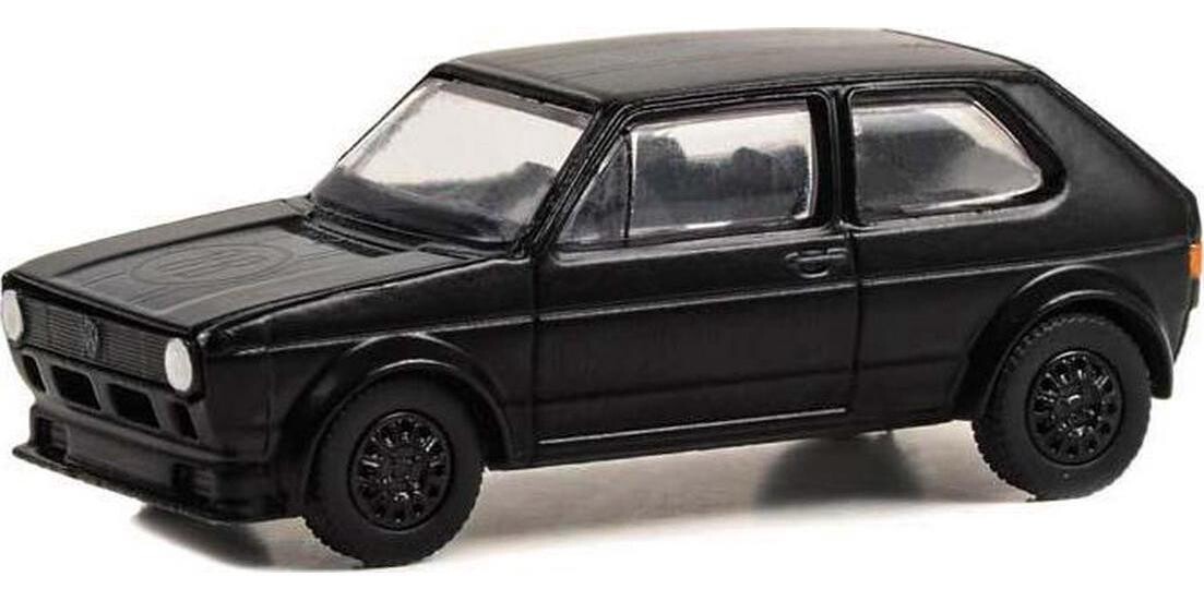 Greenlight 1/64 Black Bandit Series 28- 1980 Volkswagen Rabbit Widebody 28130-C - Thumbnail