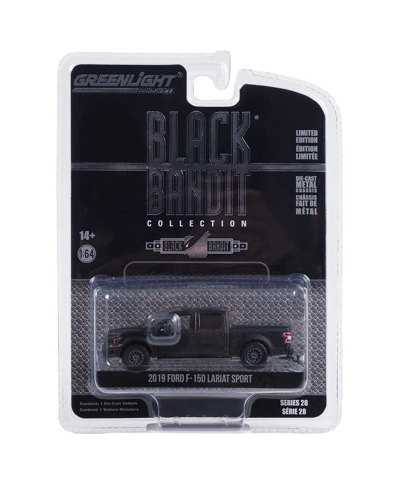 Greenlight 1/64 Black Bandit Series 28- 2019 Ford F-150 Lariat Sport 28130-E - Thumbnail