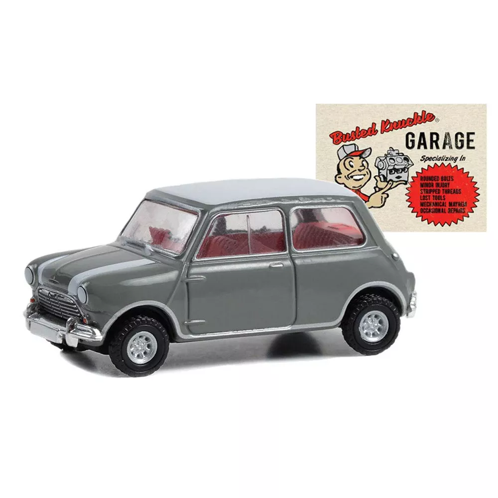 Greenlight 1/64 Busted Knuckle Garage Series 2- 1965 Austin Cooper S 39120-E - Thumbnail