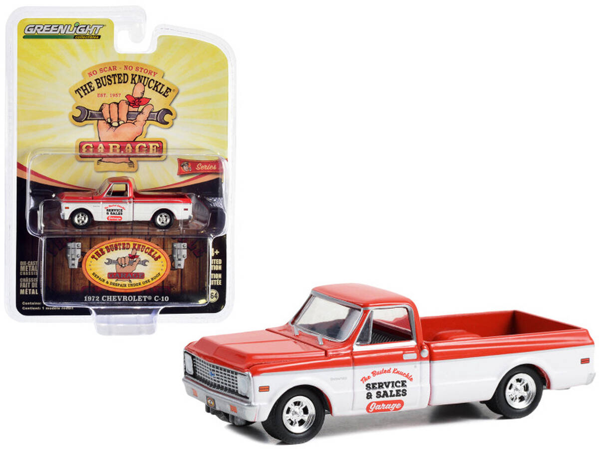 Greenlight 1/64 Busted Knuckle Garage Series 2- 1972 Chevrolet C-10 Shortbed 39120-F
