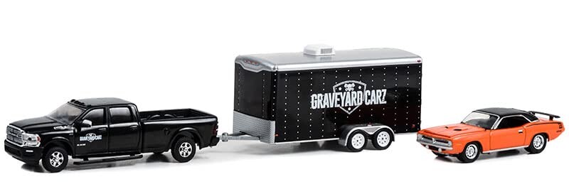 Greenlight 1/64 Hollywood Hitch & Tow Series 12- 2022 RAM 2500 & 1970 PLYMOUTH W/TRAILER 