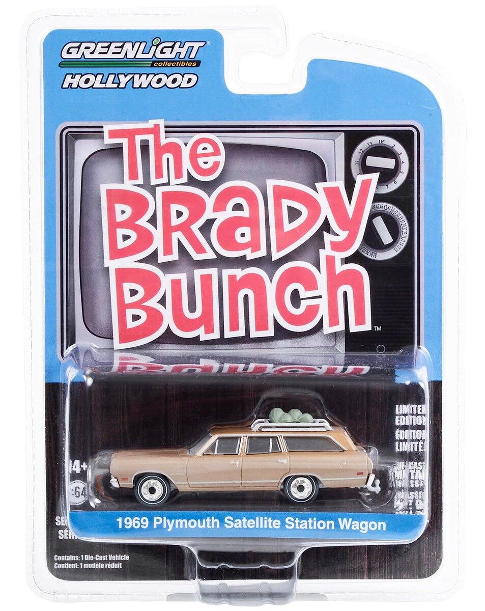 Greenlight 1/64 Hollywood Series 39- 1969 Plymouth Satellite Station Wagon 44990-A - Thumbnail