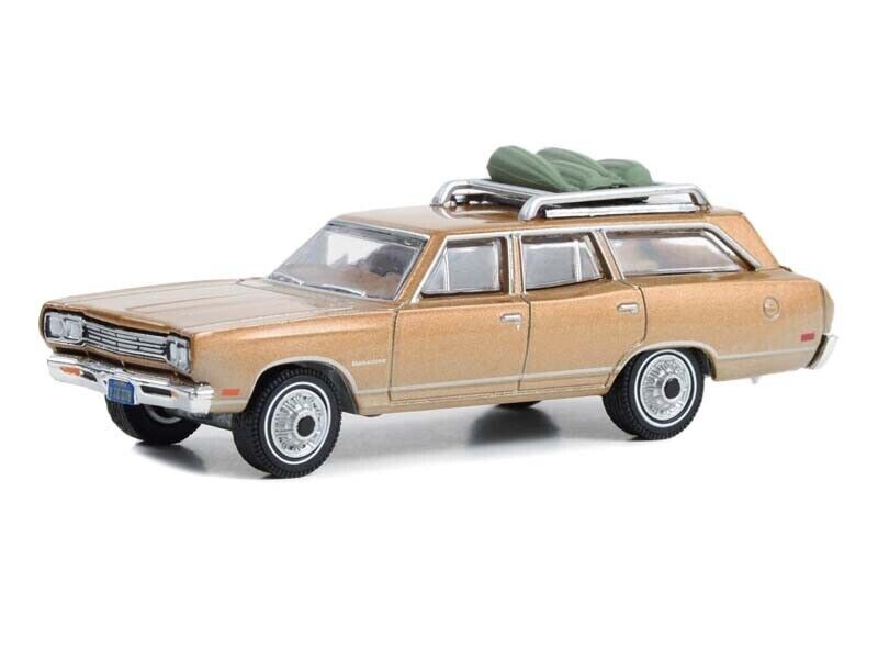 Greenlight 1/64 Hollywood Series 39- 1969 Plymouth Satellite Station Wagon 44990-A - Thumbnail