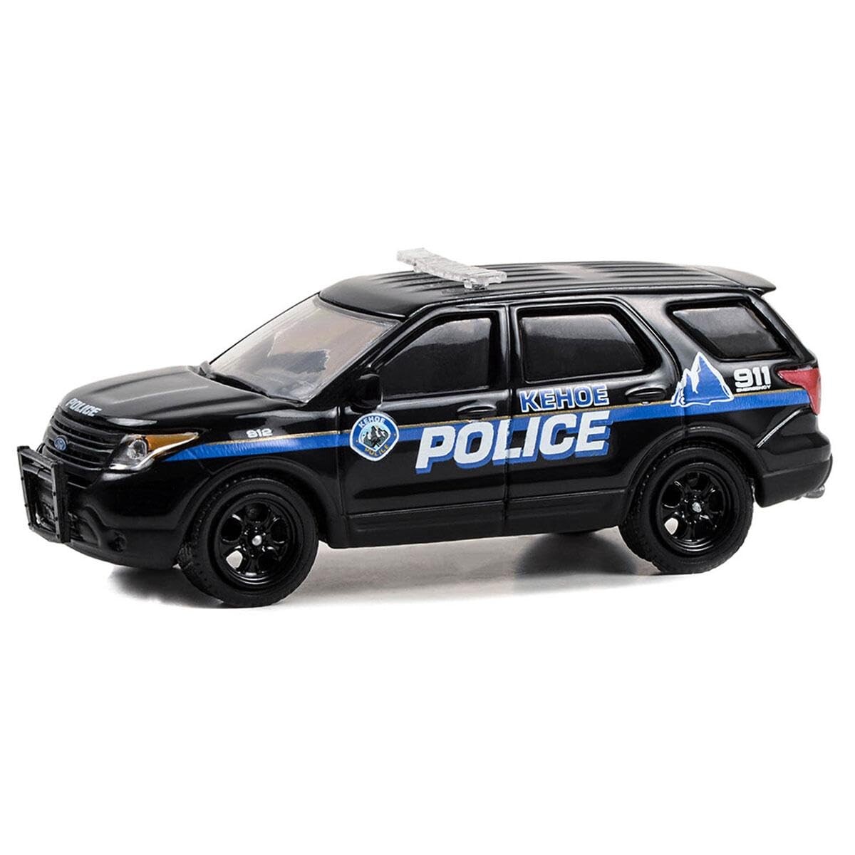 Greenlight 1/64 Hollywood Series 40- Cold Pursuit (2019) - 2013 Ford Police Interceptor Utility - Kehoe Police Department, Kehoe, Colorado 62010-F - Thumbnail