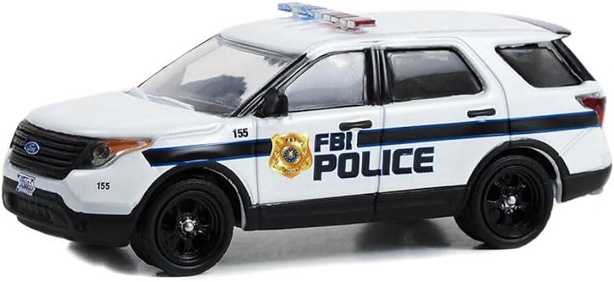 Greenlight 1/64 Hot Pursuit Special Edition - FBI Police 2014 Ford Police Interceptor Utility 43025-A