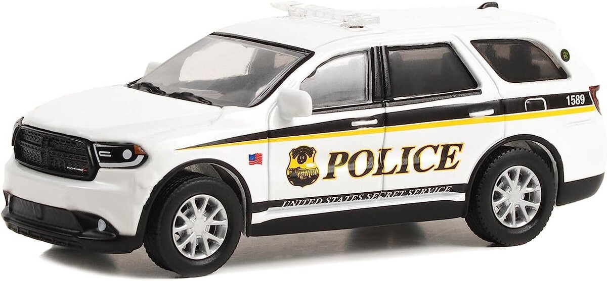 Greenlight 1/64 Hot Pursuit Special Edition - United States Secret Service Police Assortment - 2018 Dodge Durango Pursuit 43015-E - Thumbnail