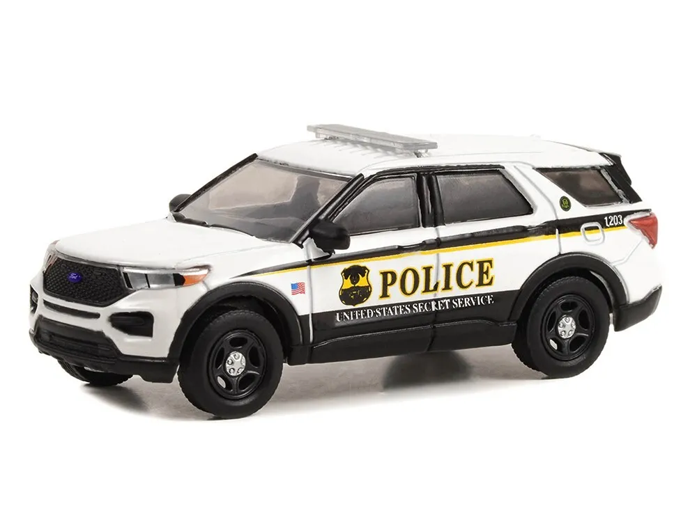Greenlight 1/64 Hot Pursuit Special Edition - United States Secret Service Police Assortment - 2021 Ford Police Interceptor Utility 43015-F