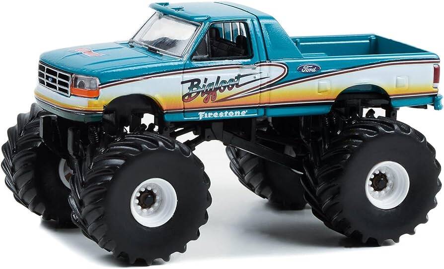 Greenlight 1:64 Kings of Crunch Series 12 Bigfoot #11 - 1993 Ford F-250 Monster Truck 49120-C