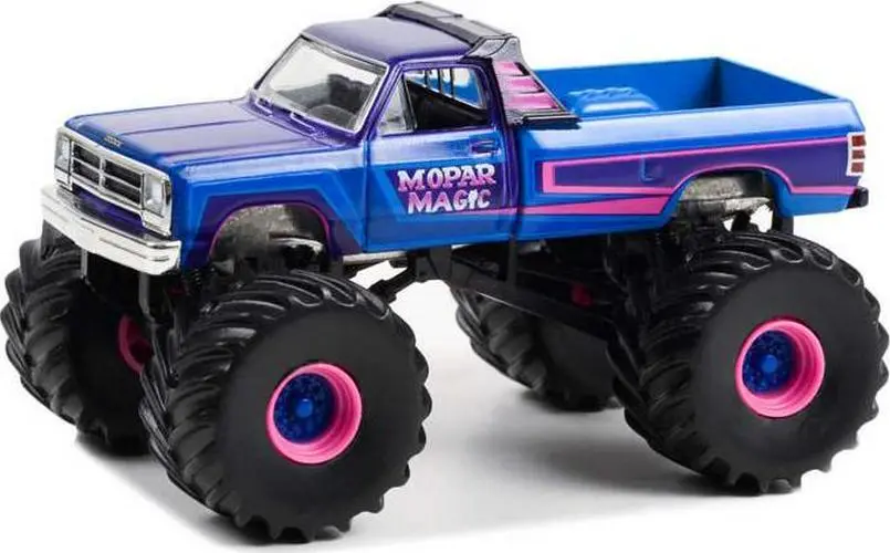 Greenlight 1:64 Kings of Crunch Series 12 Mopar Magic - 1983 Dodge Ram W350 Monster Truck 49120-A - Thumbnail