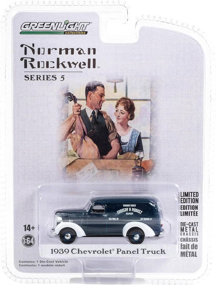 Greenlight 1/64 Norman Rockwell Series 5 - 1939 Chevrolet Panel Truck