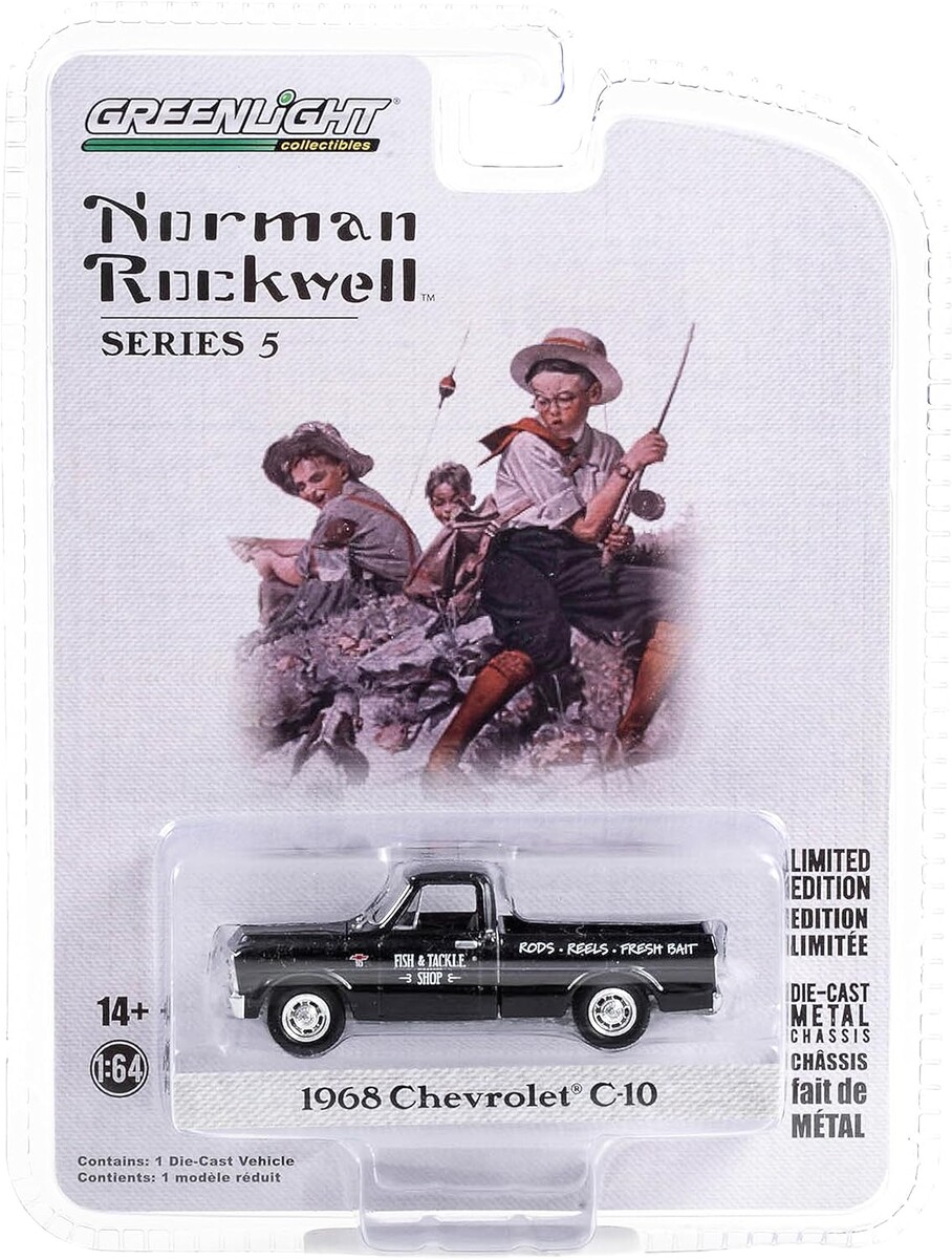 Greenlight 1/64 Norman Rockwell Series 5- 1968 Chevy C-10 54080-D - Thumbnail
