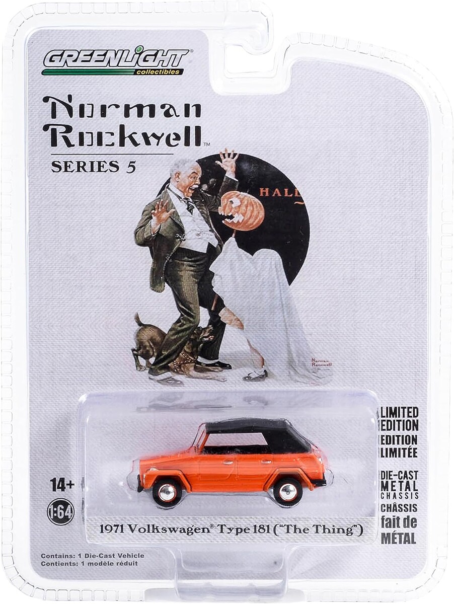 Greenlight 1/64 Norman Rockwell Series 5- 1971 Volkswagen Thing Type 181 54080-E - Thumbnail