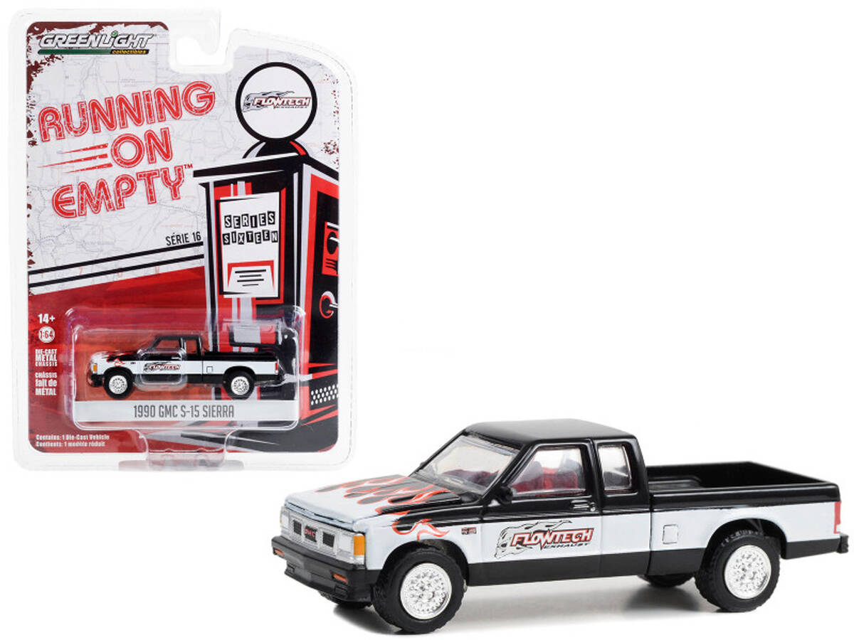 Greenlight 1/64 Running on Empty Series 16- 1990 GMC S-15 Sierra Pickup 41160-D