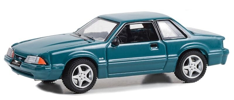 Greenlight 1/64 The Drive Home to the Mustang Stampede Series 1- 1992 Mustang LX - Deep Emerald Green 13340-C - Thumbnail