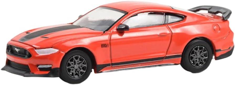 Greenlight 1/64 The Drive Home to the Mustang Stampede Series 1 - 2021 Ford Mustang Mach 1 - Race Red Solid Pack 13340-E