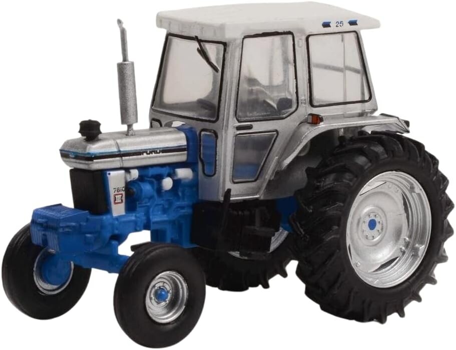 Greenlight Down on the Farm Series 7- 1989 Ford 7610 Silver Jubilee Tractor 48070-E - Thumbnail
