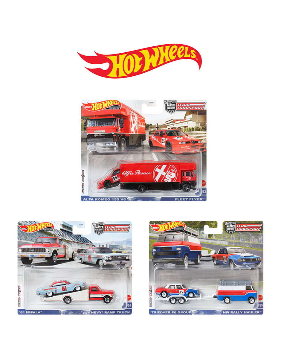 Hot Wheels Premium Car Culture Team Transport Mix 2 Set - Thumbnail