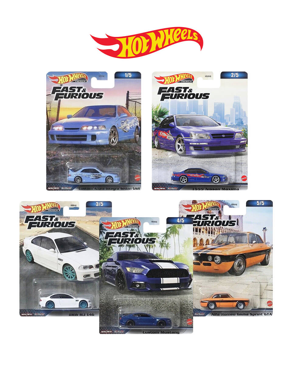 Hot Wheels Fast and Furious Premium Set HNW46-956C