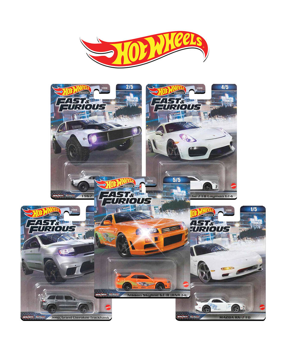 Hot Wheels Fast and Furious Premium Set HNW46