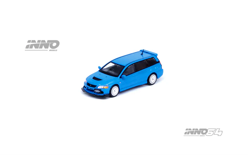 Inno - Inno 1/64 MITSUBISHI LANCER EVOLUTION IX WAGON BLUE IN64-EVO9W-BLU Inno - Inno 1/64 MITSUBISHI LANCER EVOLUTION IX WAGON BLUE IN64-EVO9W-BLU