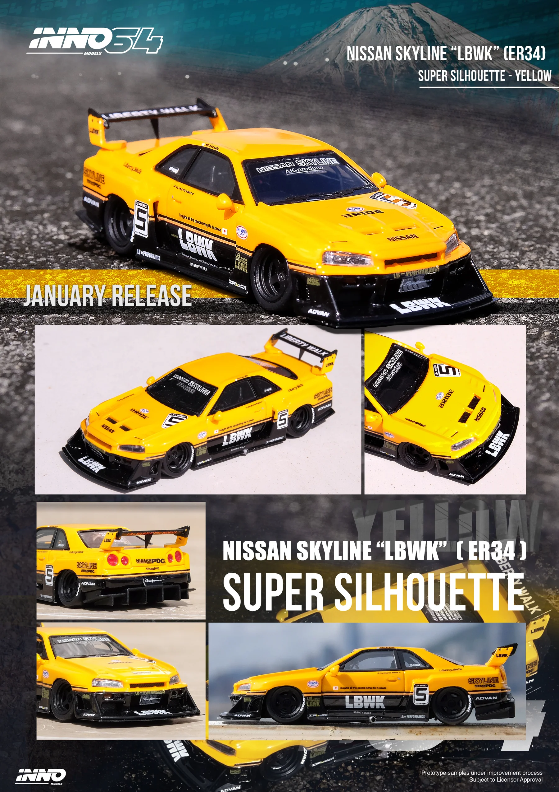 Inno 1/64 NISSAN SKYLINE 