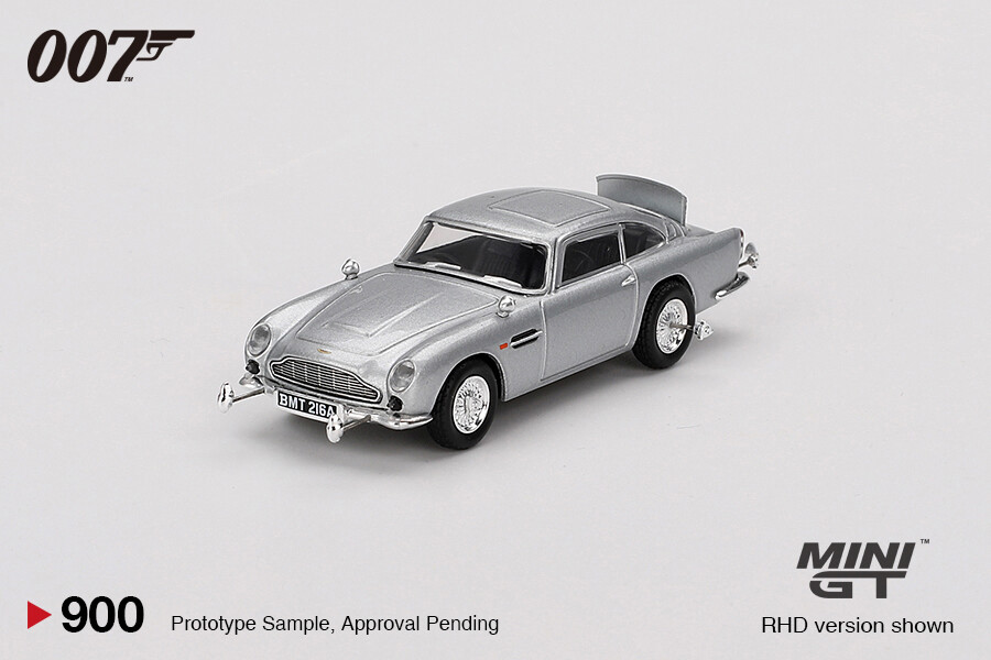 Mini GT - Mini GT 1/64 Aston Martin DB5 James Bond “Goldfinger” / English Blister Paket MGT00900-007E