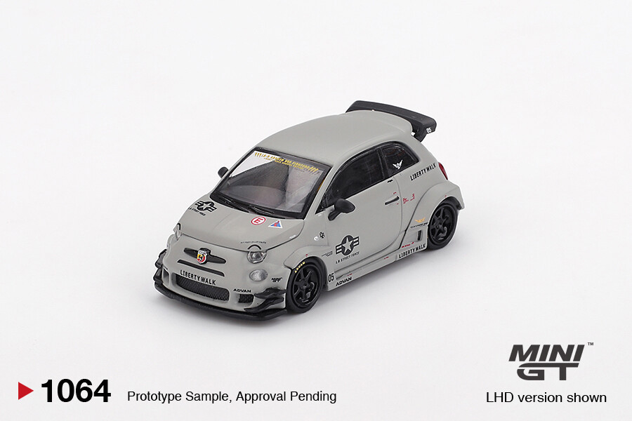 Mini GT - (ÖN SATIŞ) Mini GT 1/64 Abarth 595 LB-WORKS x Abas Works Fighters MGT01064