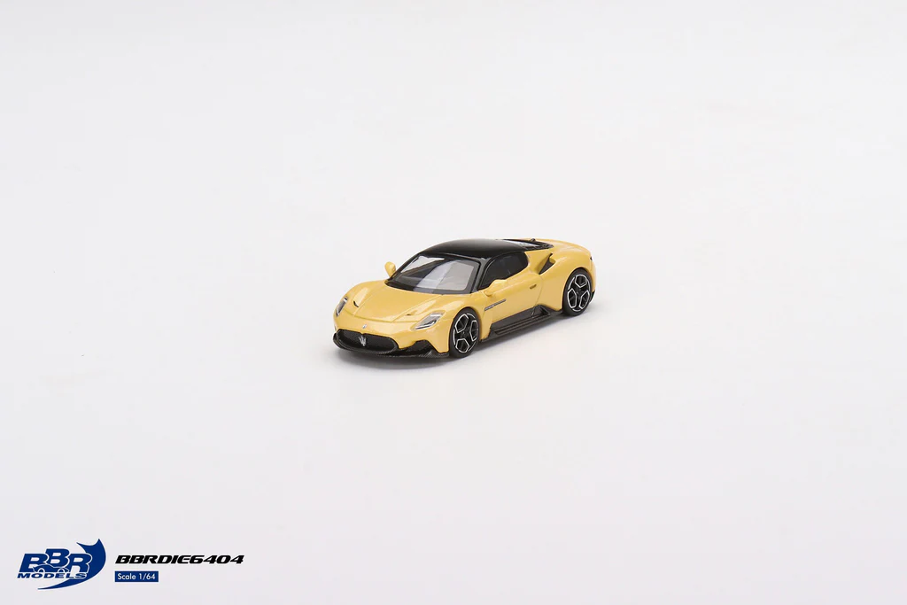 Mini GT - Mini GT 1/64 BBR Maserati MC20 Giallo Genio BBRDIE6404 Mini GT - Mini GT 1/64 BBR Maserati MC20 Giallo Genio BBRDIE6404