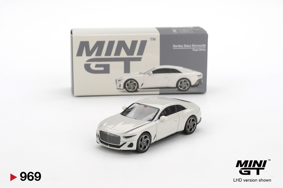 Mini GT - (ÖN SATIŞ) Mini GT 1/64 Bentley Batur Bonneville Pearl MGT00969