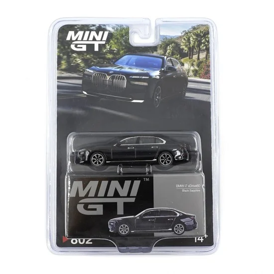 Mini GT - Mini GT 1/64 BMW i7 eDrive50 Black Sapphire - Blister Paket MGT00802-BL Mini GT - Mini GT 1/64 BMW i7 eDrive50 Black Sapphire - Blister Paket MGT00802-BL