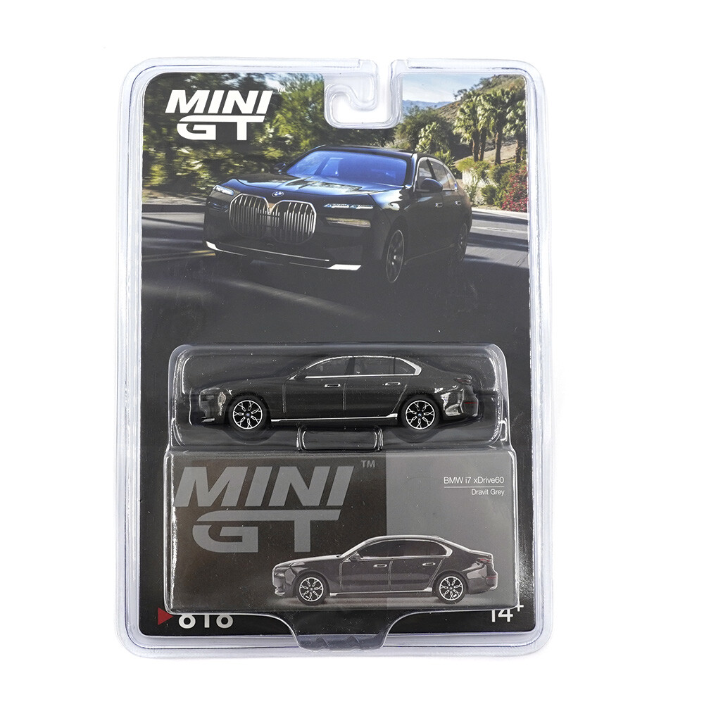 Mini GT - Mini GT 1/64 BMW i7 xDrive60 Dravit Grey - Blister Paket MGT00818-BL