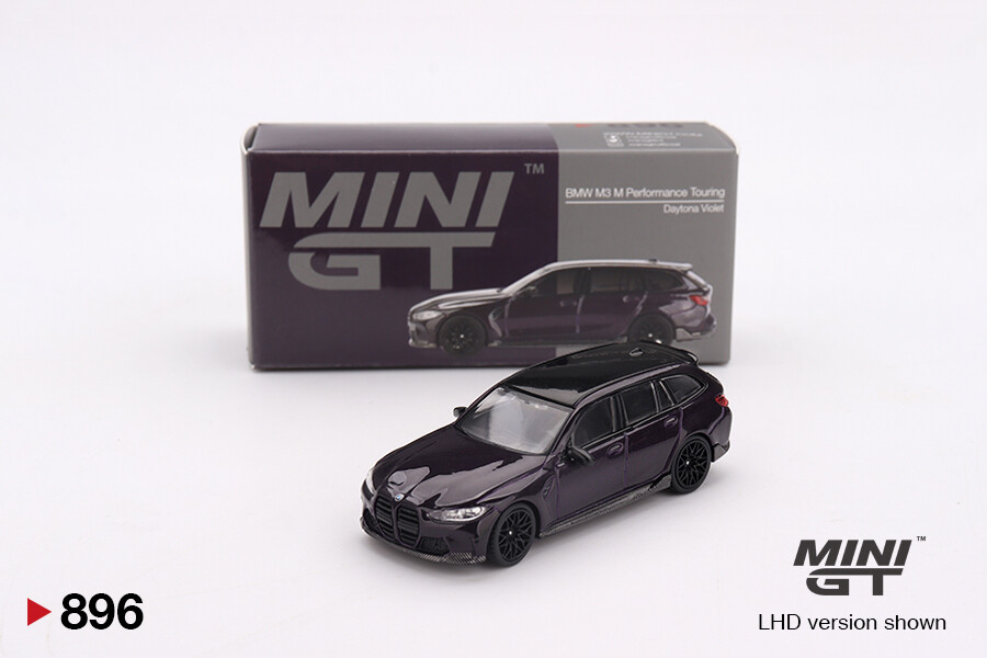 Mini GT - Mini GT 1/64 BMW M3 M Performance Touring Daytona Violet MGT00896