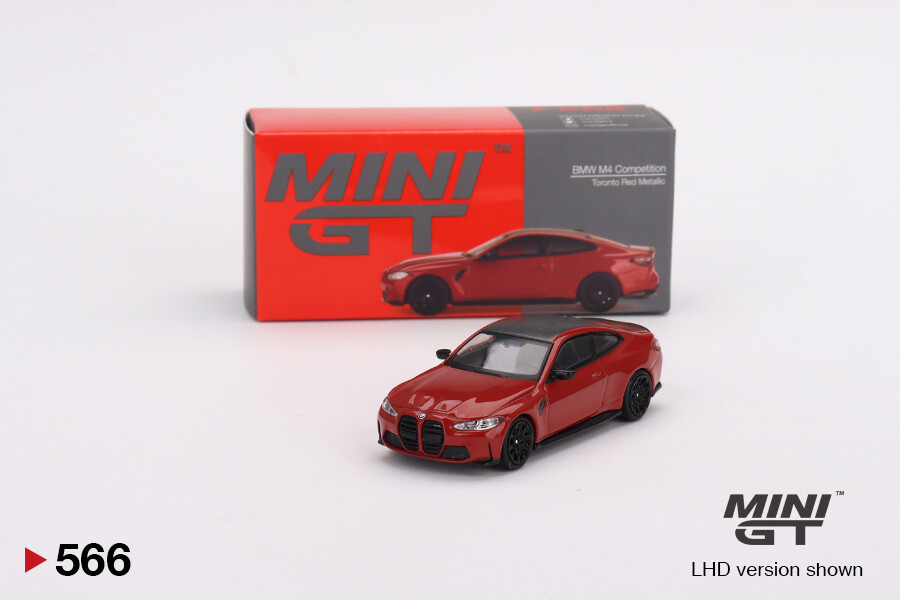 Mini GT - Mini GT 1/64 BMW M4 Competition (G82) Toronto Red Metallic MGT00566 Mini GT - Mini GT 1/64 BMW M4 Competition (G82) Toronto Red Metallic MGT00566