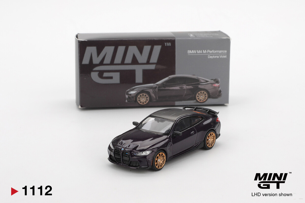 Mini GT - Mini GT 1/64 BMW M4 M-Performance (G82) Daytona Violet MGT01112