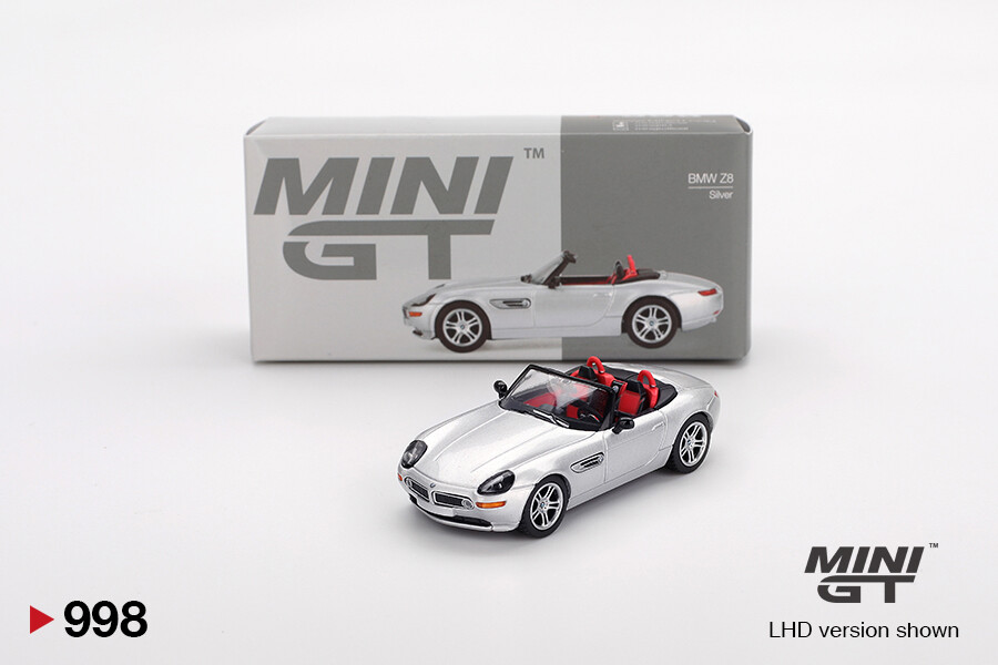 Mini GT - Mini GT 1/64 BMW Z8 Silver MGT00998 Mini GT - Mini GT 1/64 BMW Z8 Silver MGT00998